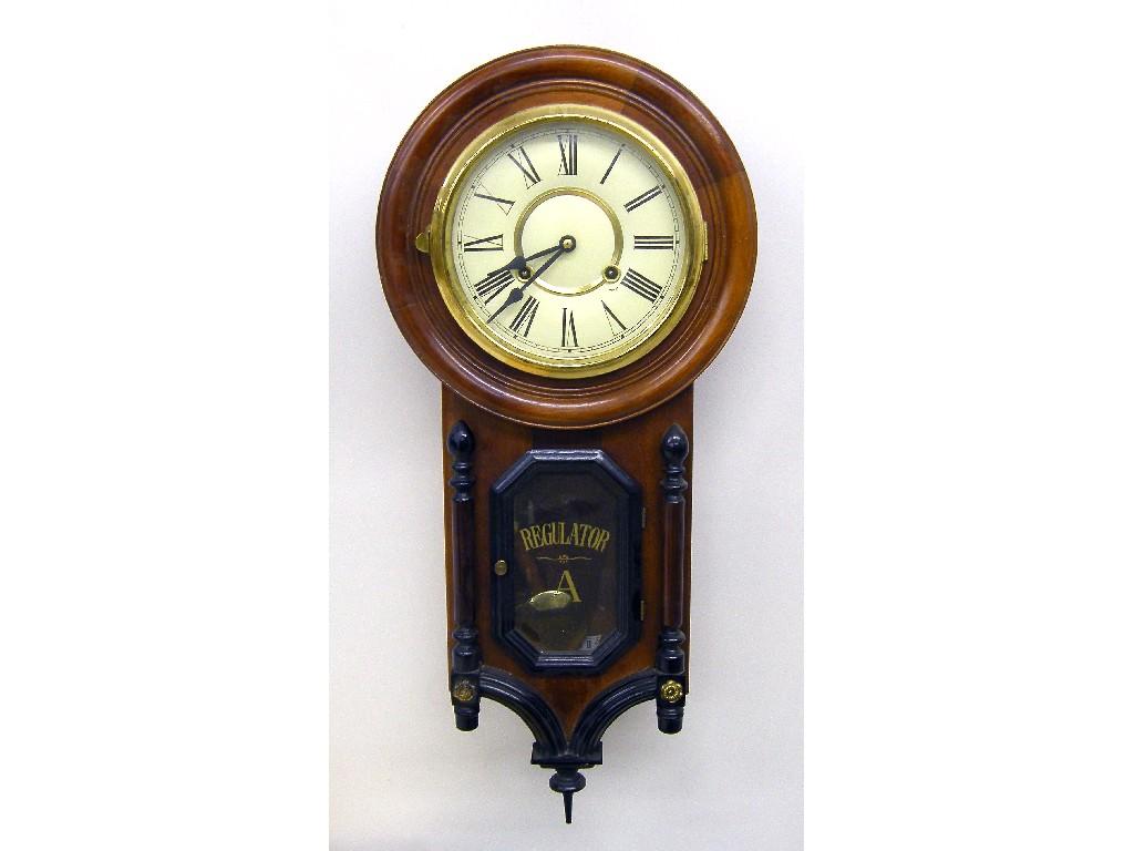 Appraisal: French black slate and rouge marble two train mantel clock