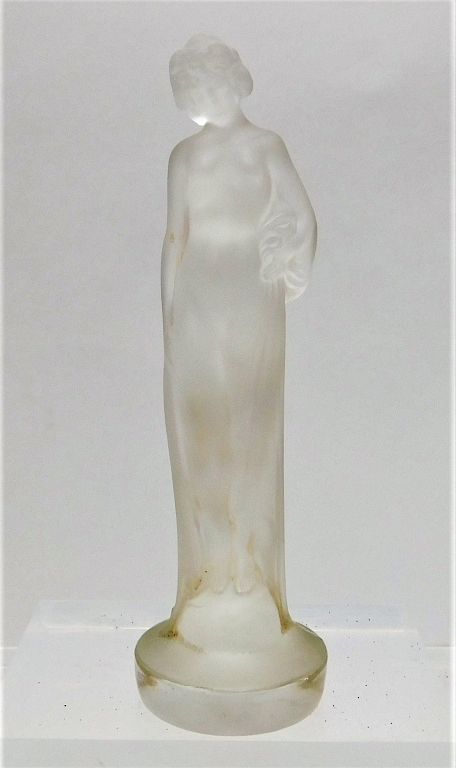 Appraisal: Rene Lalique Classical Nude Woman Glass Figure France - Art