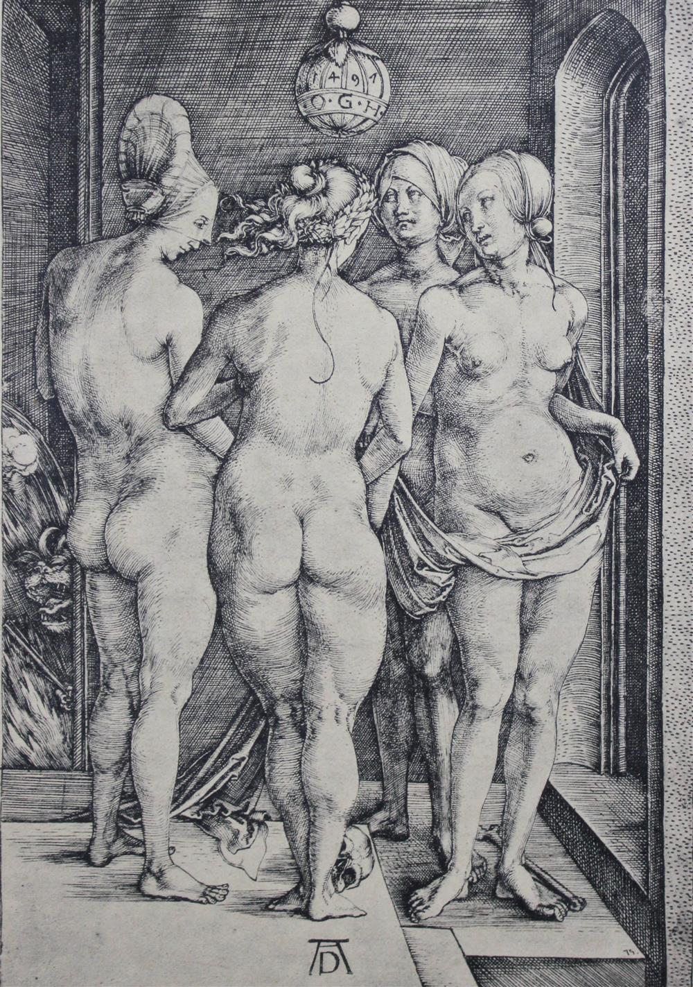 Appraisal: AFTER ALBRECHT DURER GERMAN - THE REVELATION OF TRUTH THE