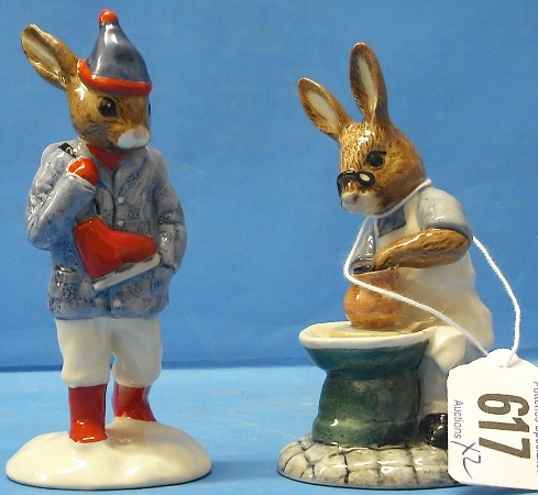 Appraisal: Royal Doulton Bunnykins Figures Master Potter DB CC Exclusive And