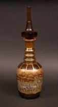 Appraisal: A Smaller Bohemian Decanter C th Century A smaller version