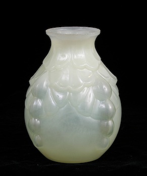 Appraisal: A French Art Glass Vase A French cast art glass