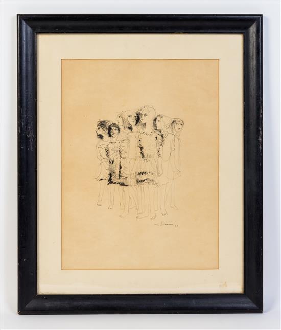 Appraisal: Sale Lot Artist Unknown th century Untitled Group of Women