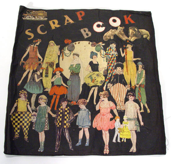 Appraisal: Large Edwardian scrap album including comical fashion transport and other