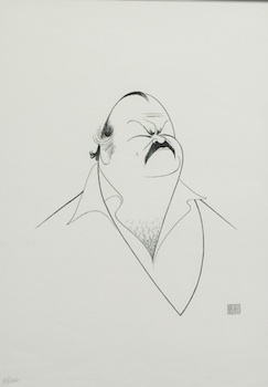 Appraisal: Al Hirschfeld American - William Conrad A limited edition print