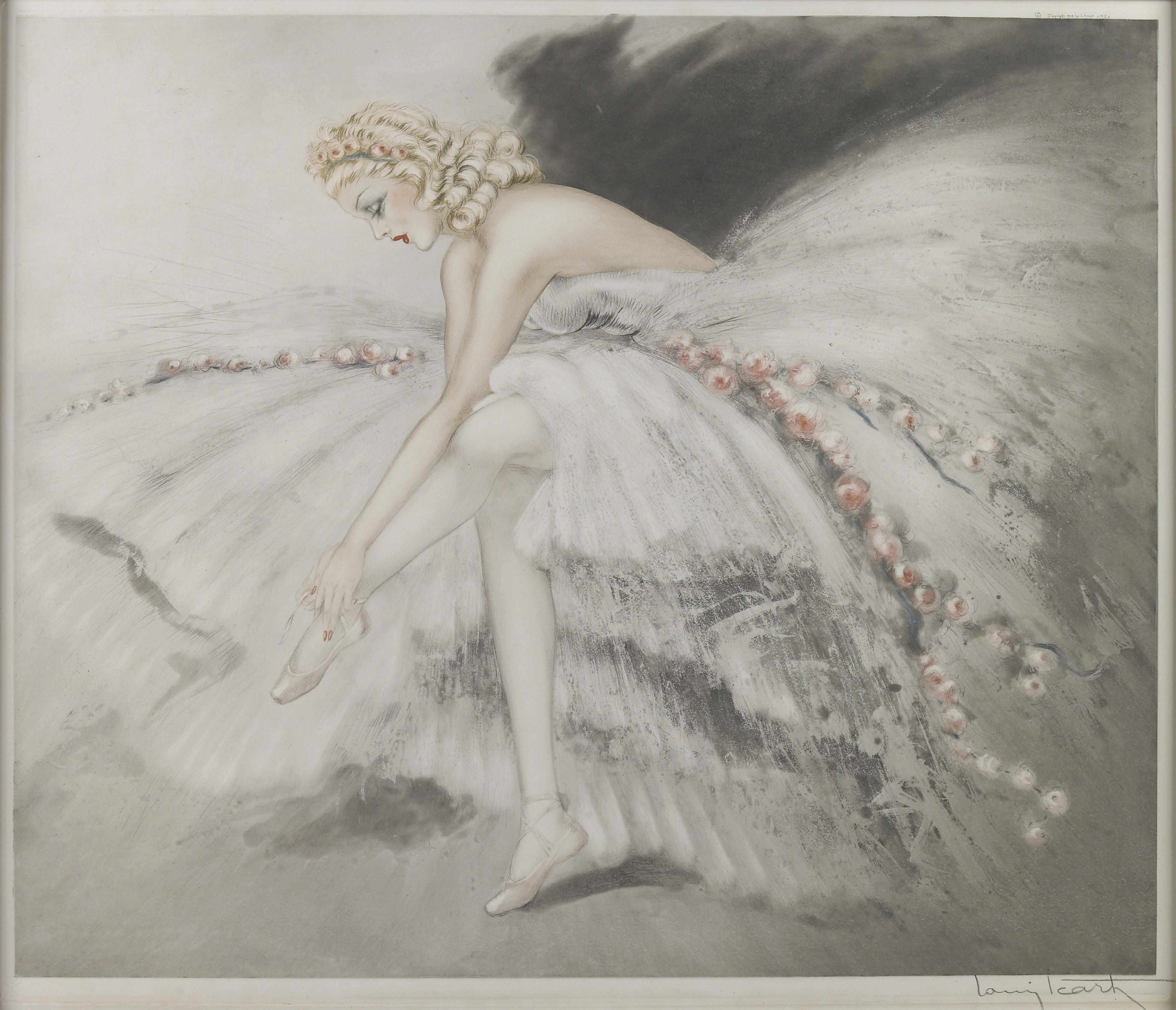 Appraisal: Louis Icart French - Fair Dancer H C I Etching