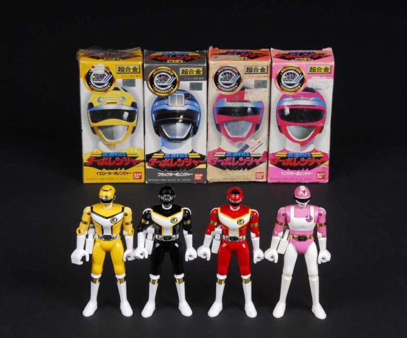 Appraisal: Lot of Turbo Rangers Description Japanese Made by Bandai Series