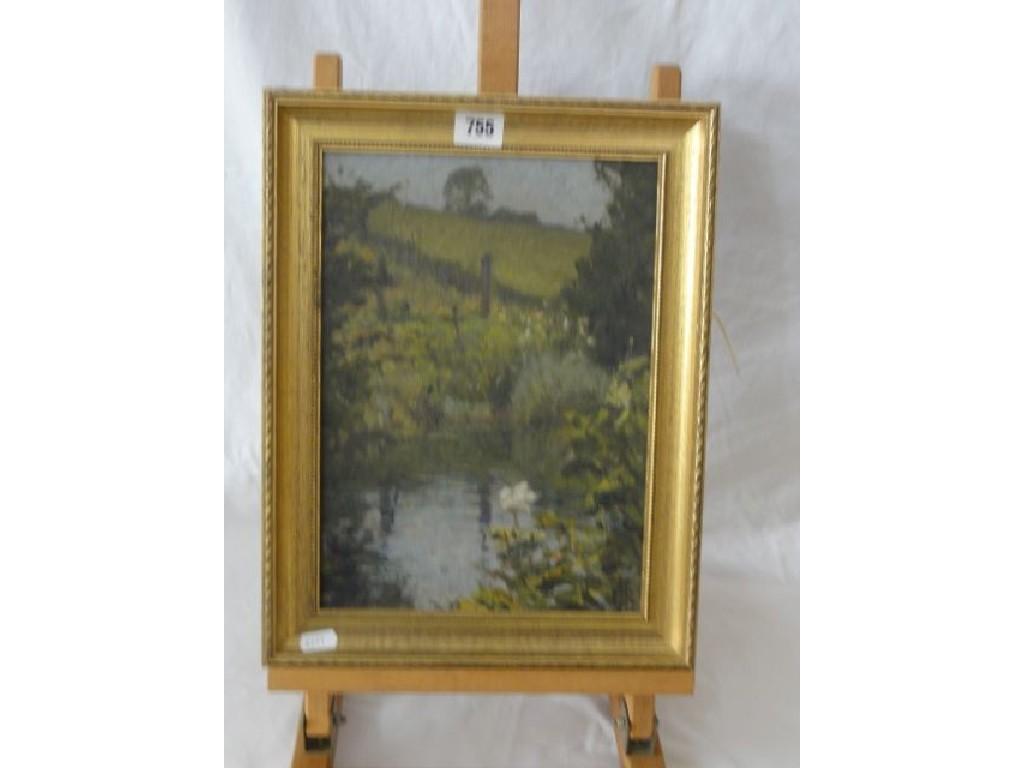 Appraisal: An oil painting on board by Richard Hayworth of a