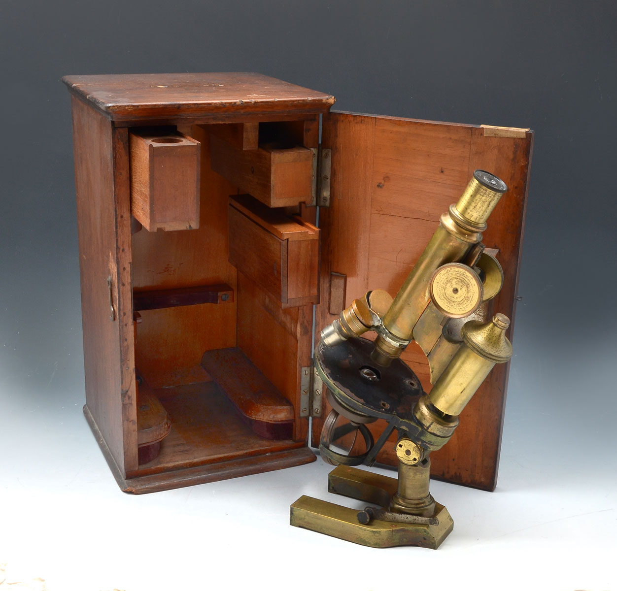 Appraisal: ERNST LEITZ WETZLAR MICROSCOPE WITH ORIGINAL CASE Late th Century