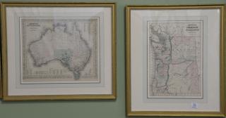 Appraisal: Twelve Johnson's handcolored engraved maps Seven small folio including Washington