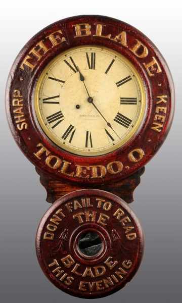 Appraisal: Toledo Blade Baird Clock Description The Blade is still published