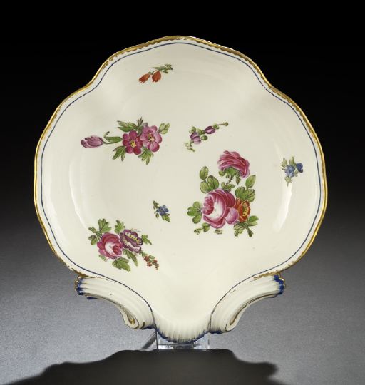 Appraisal: Good Comte d'Artois Manufactory Paris Porcelain Dish fourth quarter th