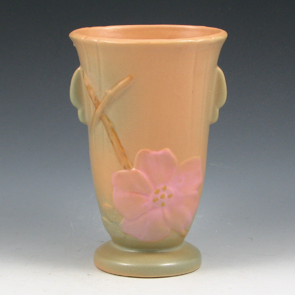 Appraisal: Weller Wild Rose Vase - Mint Weller Wild Rose vase