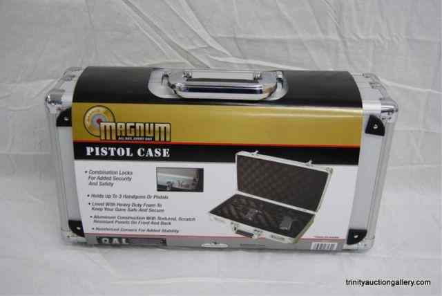 Appraisal: New Aluminum Hard Shell Pistol Case Produced by North American