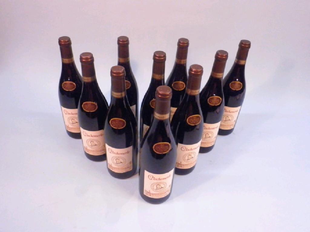 Appraisal: Ten bottles of Clochemerle Beaujolais Villages