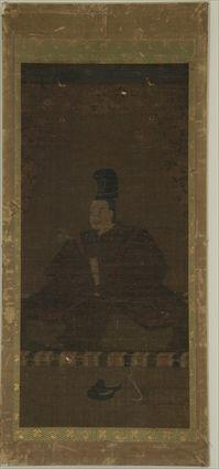 Appraisal: Japanese School Portrait of a Shogun in x in sight