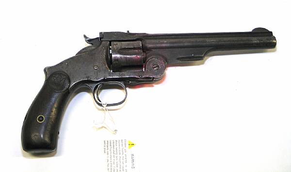 Appraisal: A Smith amp Wesson Model Russian Third Model revolver Serial