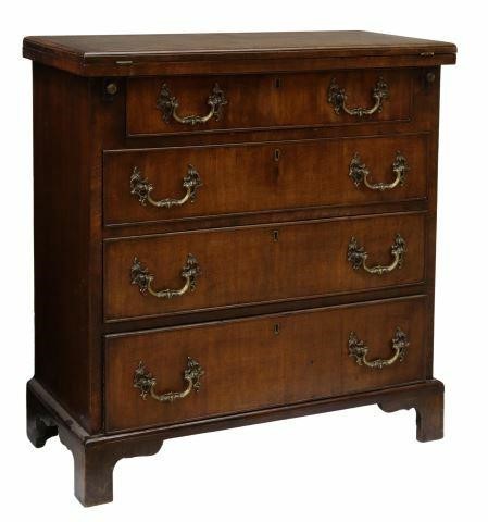 Appraisal: English Georgian style mahogany chest of drawers early th c