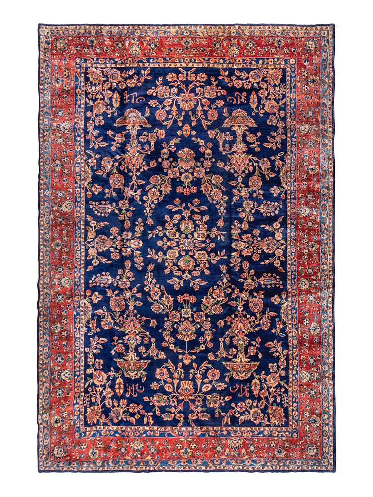 Appraisal: A Sarouk Ghazan Wool Rug A Sarouk Ghazan Wool Rug