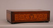 Appraisal: Inlaid Wood Jewelry Box France circa Late th Early th