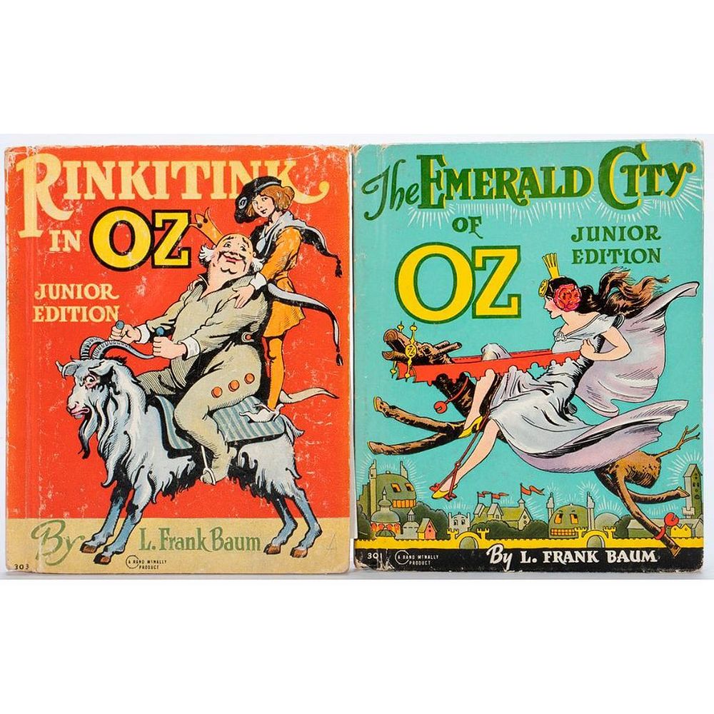 Appraisal: Pair of Oz Junior Editions The Emerald City of Oz