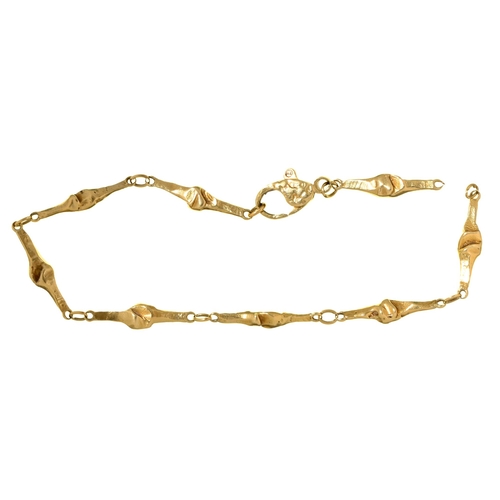 Appraisal: A gold bracelet cm l marked g More Information One