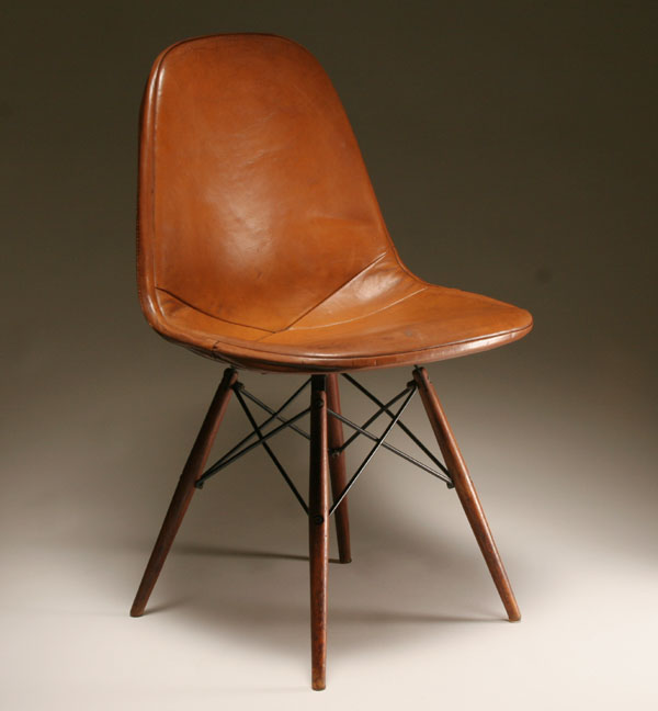 Appraisal: Charles and Ray Eames Herman Miller DKW chair s Black