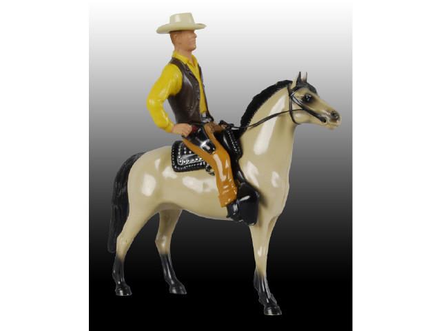 Appraisal: Hartland Horse and Matt Dillon Rider Description Plastic Walking tan