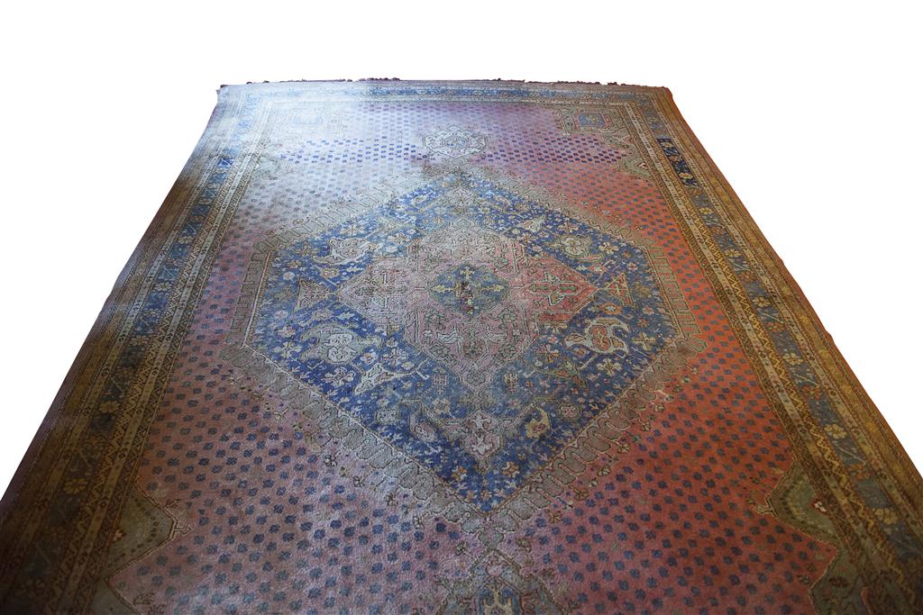 Appraisal: LARGE USHAK CARPET WEST ANATOLIA LATE TH EARLY TH CENTURY