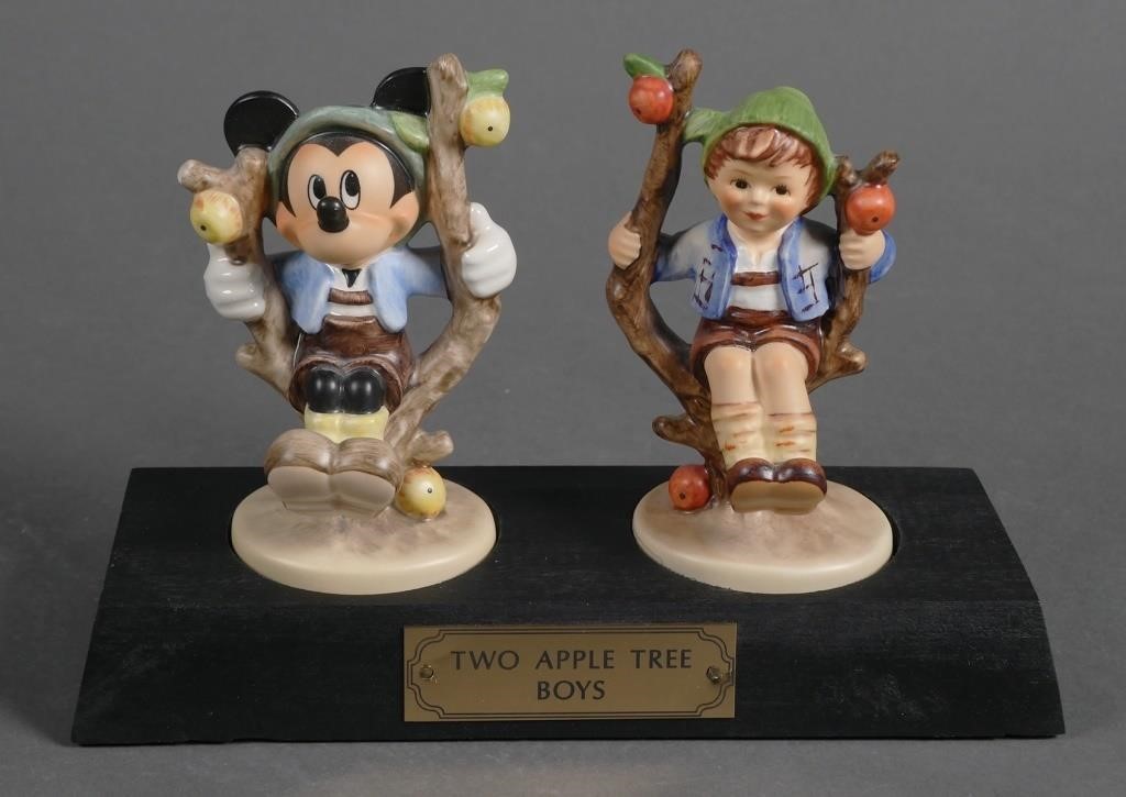 Appraisal: Disney Goebel Mickey Mouse and Apple Tree Boy Hummel Tallest