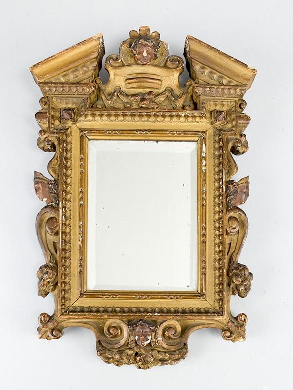 Appraisal: Florentine Mirror Florentine Mirror in Renaissance manner rectangular shape with