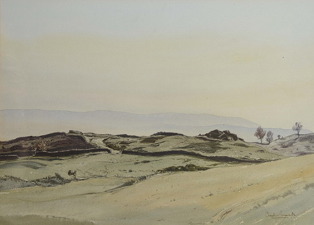 Appraisal: CLAUDE MUNCASTER b 'Above the Mist Cartmel Fells' signed watercolour