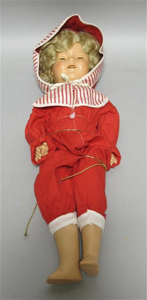 Appraisal: VINTAGE COMPOSITION SHIRLEY TEMPLE DOLL Circa 's the composition body