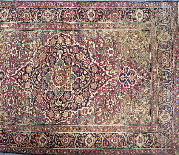 Appraisal: A Kerman rug size approximately ft in x ft in