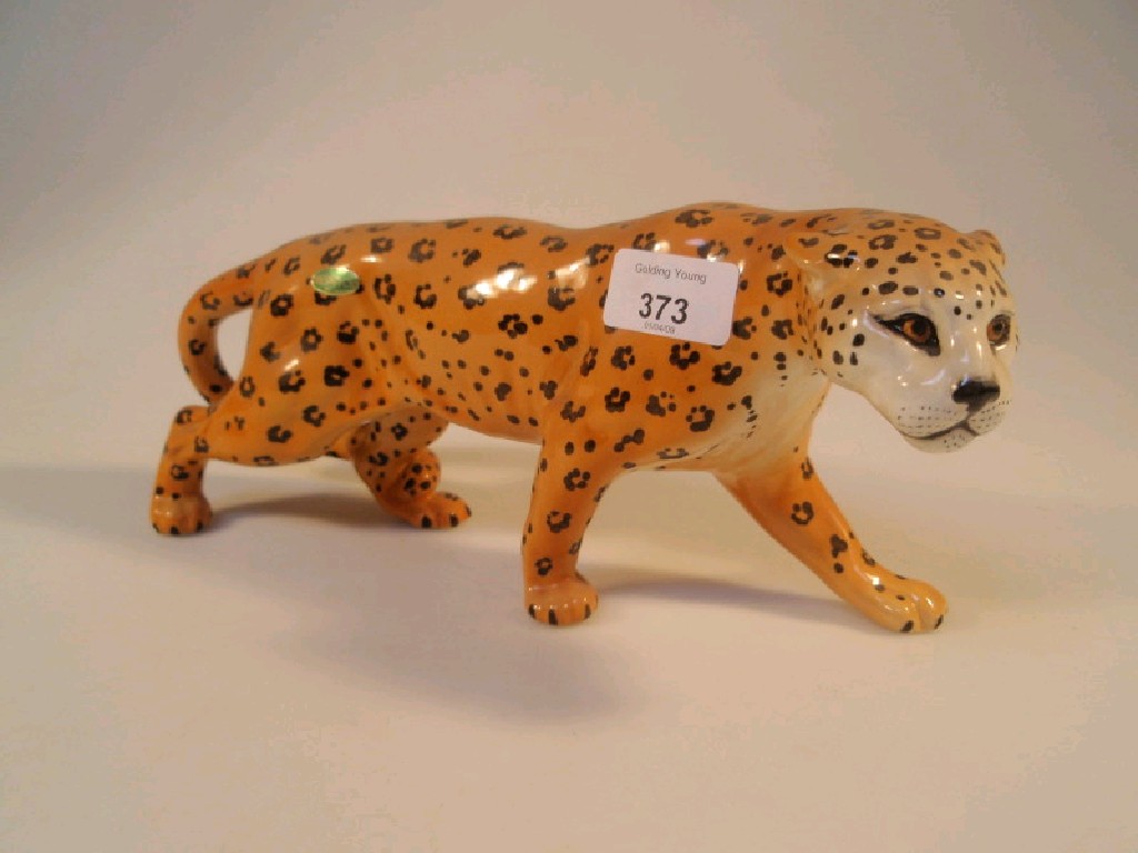 Appraisal: A Beswick figure of a leopard gloss high