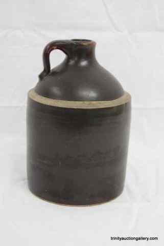 Appraisal: Antique Crock Pottery Gallon Whiskey JugFrom the late 's to