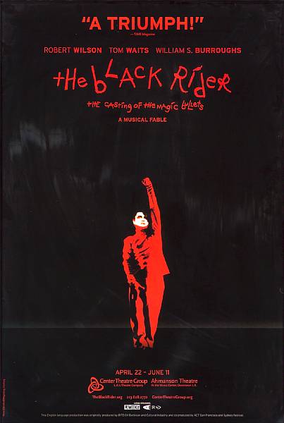 Appraisal: BURROUGHS WILLIAM S The Black Rider The Casting of The