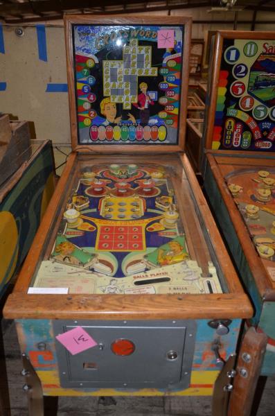 Appraisal: Williams Crossword Playfield Good Backglass Fair Cabinet Good Functionality Untested