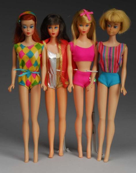 Appraisal: Lot of Barbie Dolls Description American Girl Barbie Color Magic