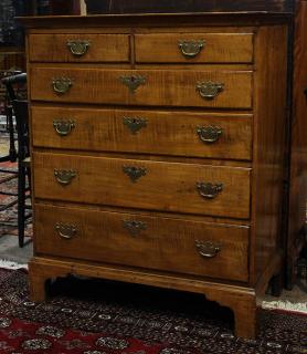 Appraisal: Federal tall chest New England late th century executed in