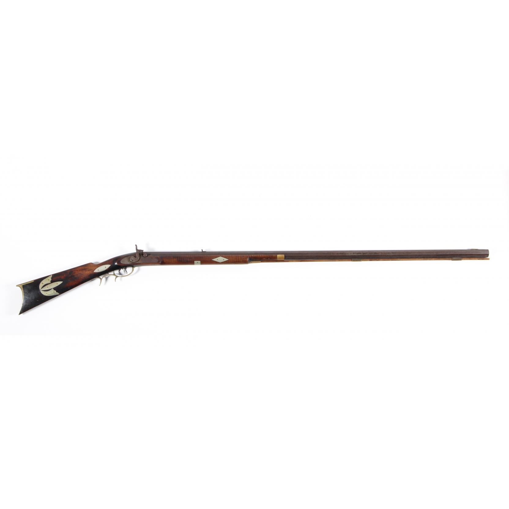 Appraisal: Anderson Lamb Jamestown North Carolina Half-Stock Percussion Rifle circa s