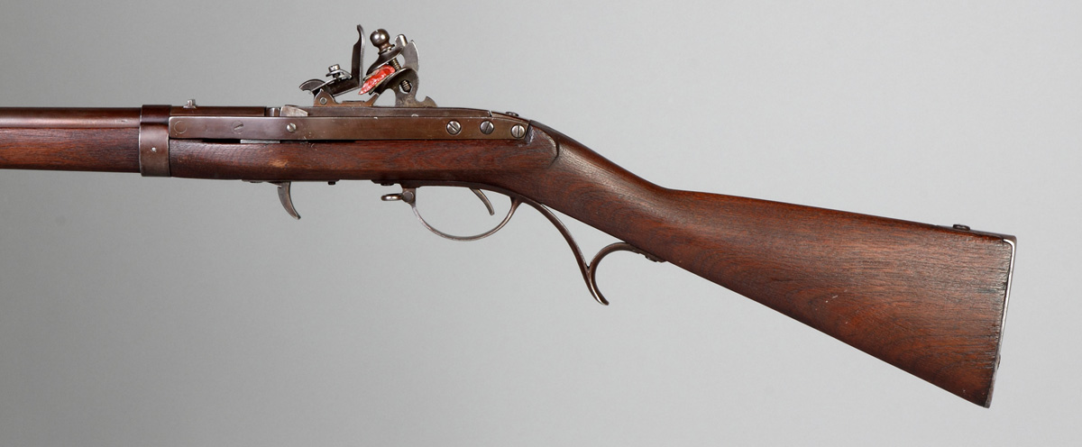 Appraisal: J H Hall Flintlock Rifle Model