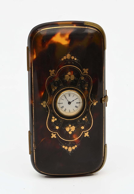 Appraisal: A LATE TH CENTURY CONTINENTAL TORTOISESHELL AND GILT METAL INLAID