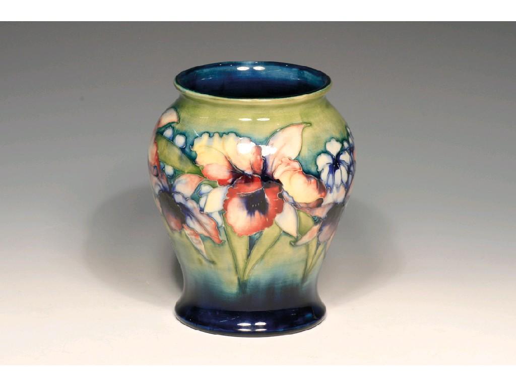 Appraisal: A MOORCROFT VASE of baluster form with everted rim decorated