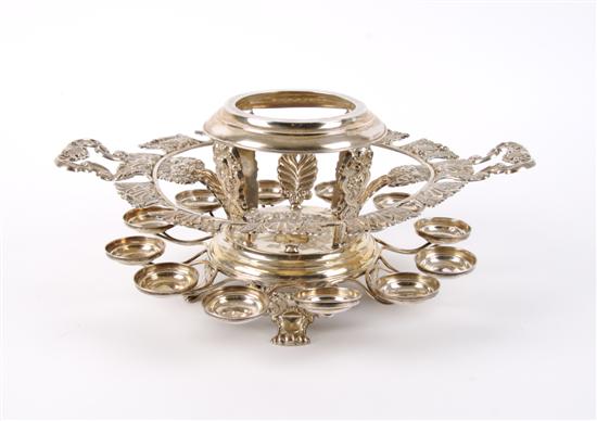 Appraisal: An Austrian Silver Stand Width inches