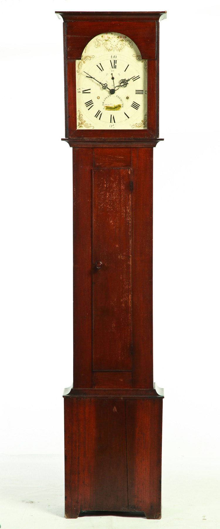 Appraisal: AMERICAN TALL CASE CLOCK First half- th century pine and