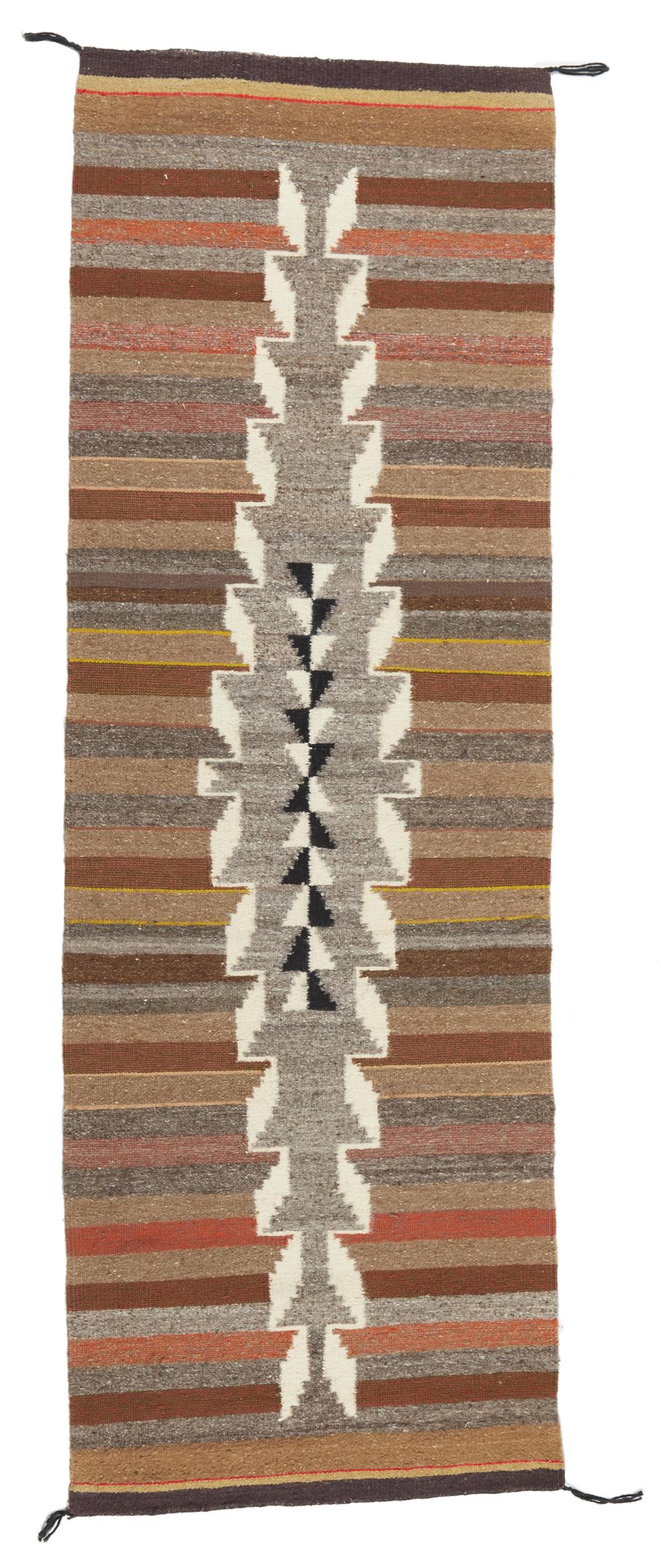 Appraisal: A Navajo regional rug th Century Din The woven polychrome