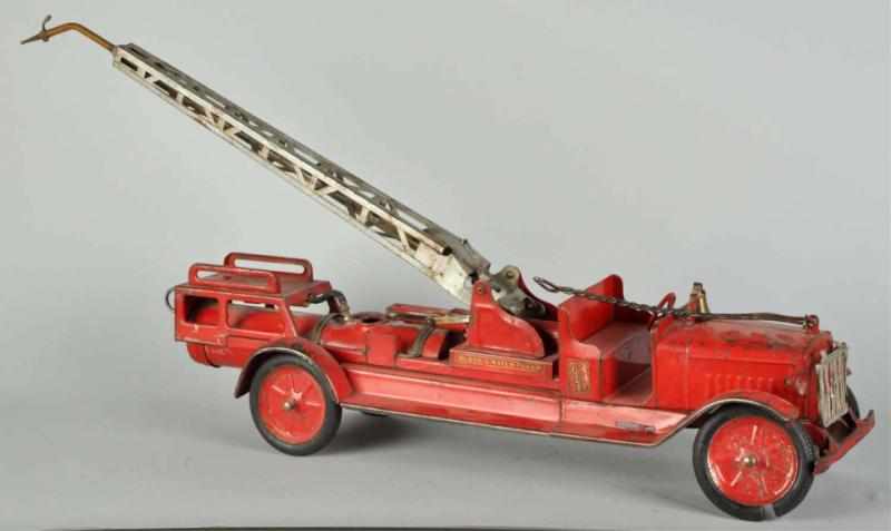 Appraisal: Pressed Steel Buddy L Water Tower Fire Truck Toy Description