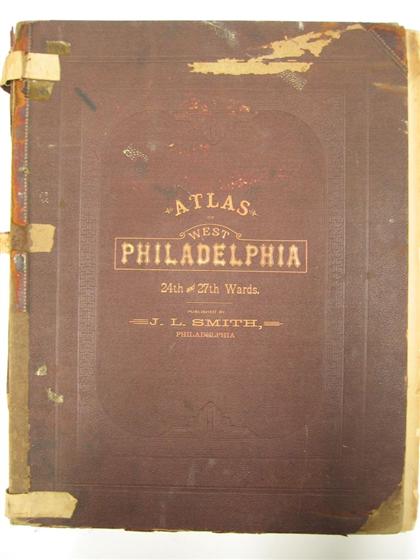 Appraisal: vol Philadelphia Property Atlas J L Smith pub Atlas of