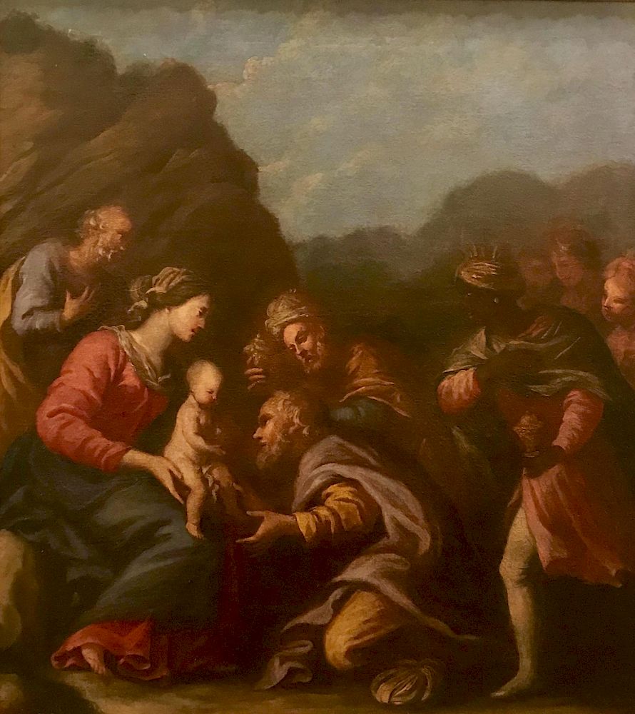 Appraisal: Adoration of the Magi Attributed to Francesco Bassano A sudden